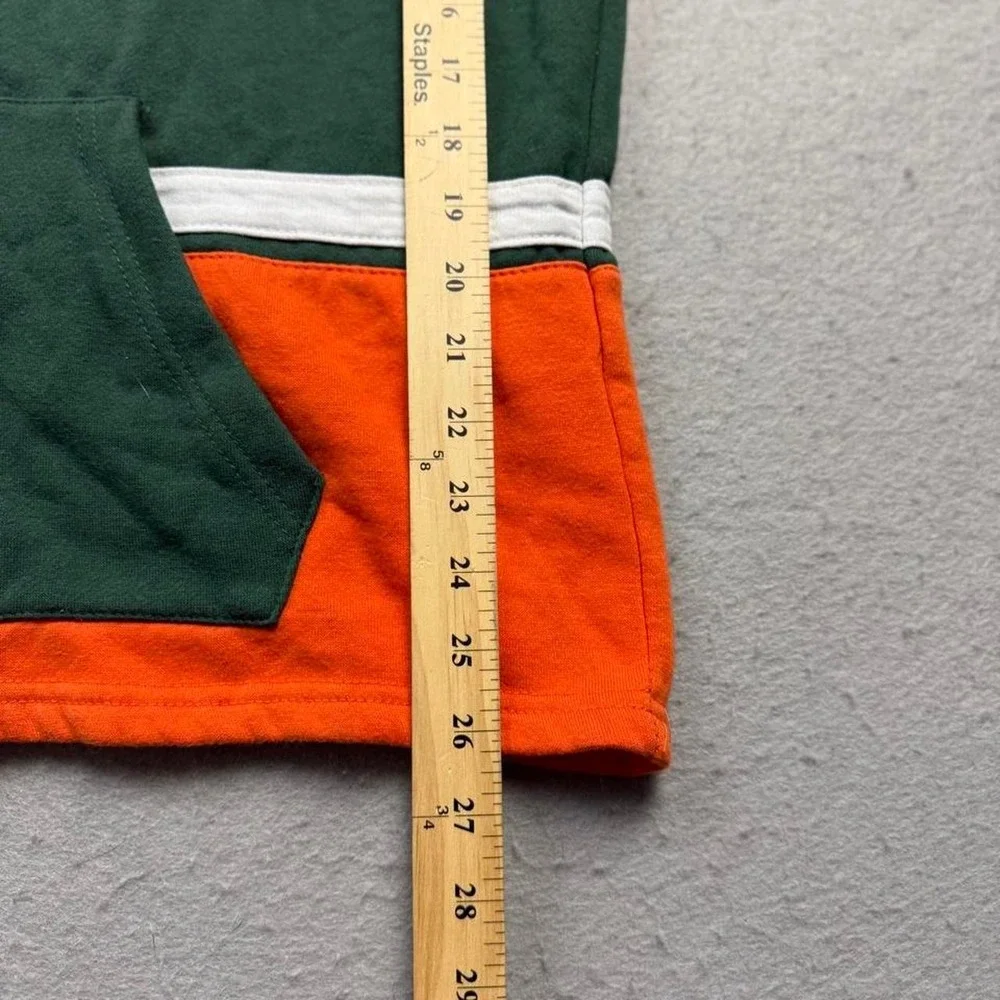 Colosseum Miami Hurricanes Lace-Up Hoodie Men's XL - Picture 3 of 6